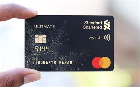 standard chartered credit card rates